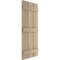 Ekena Millwork Rustic Three Board Joined Board-n-Batten Rough Sawn Faux Wood Shutters, 16 1/2W x 84H, PR SHUBJS16X84RSPR - alternate 15